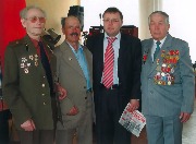 П.Ю. Веселов на встрече с ветеранами Великой Отечественной войны